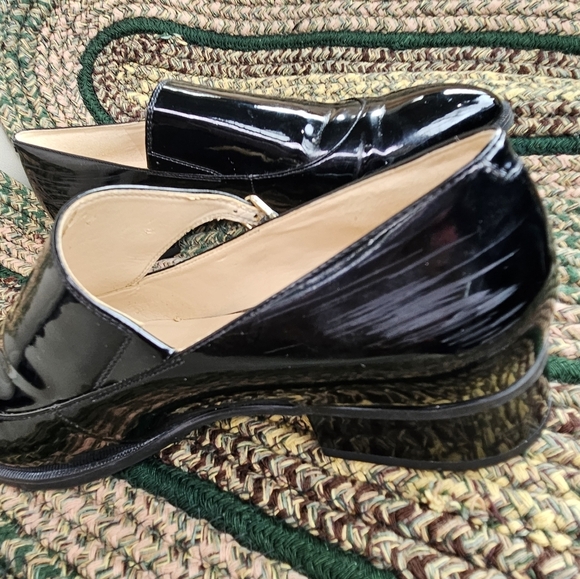 Nine West Nyessa Black Patent Pointed Toe Oxford-Size 8M - Picture 5 of 8